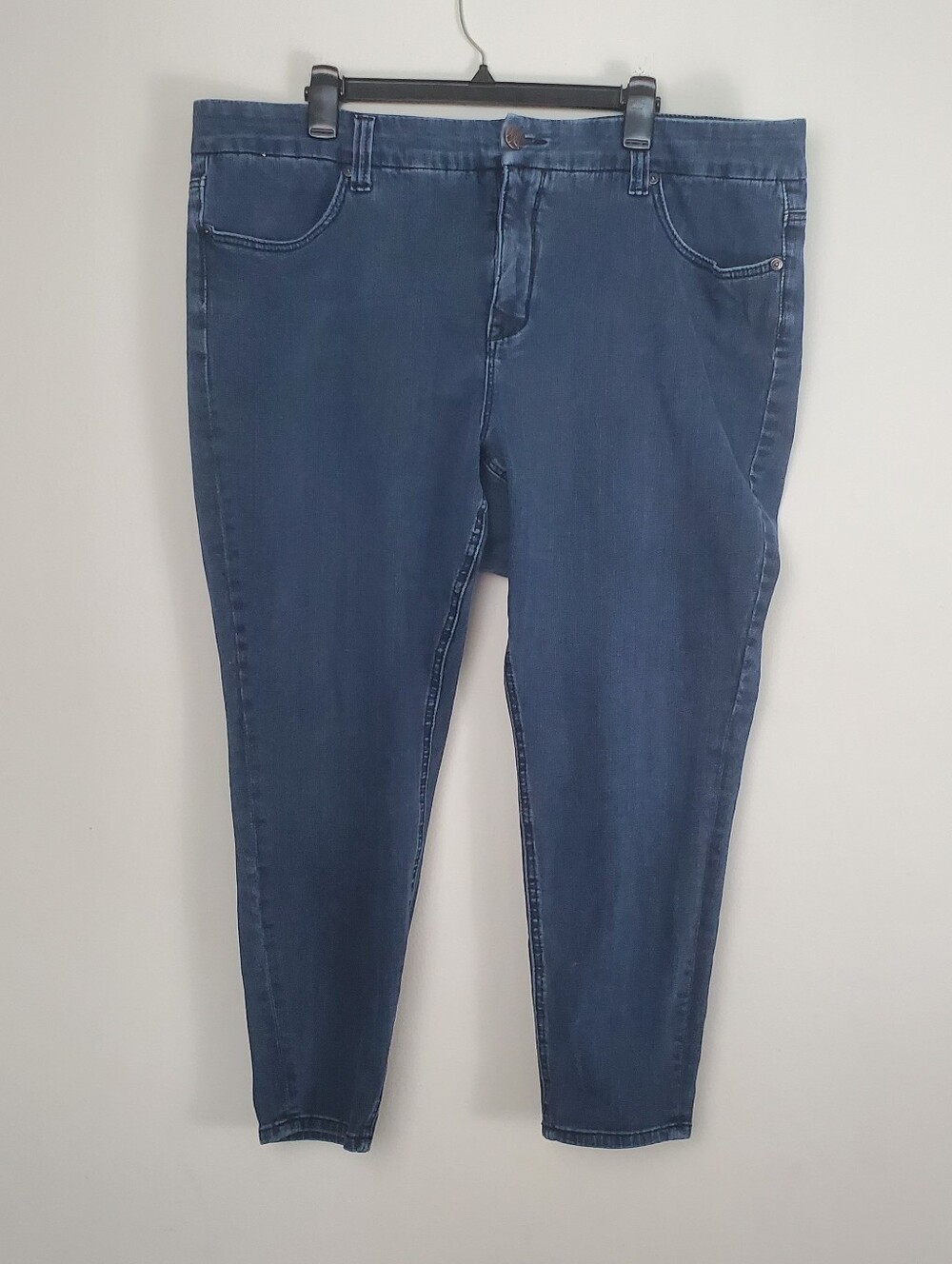 Melissa McCarthy Pencil Classic Dark Blue Women’s Jeans 4 Way Stretch Size 22W